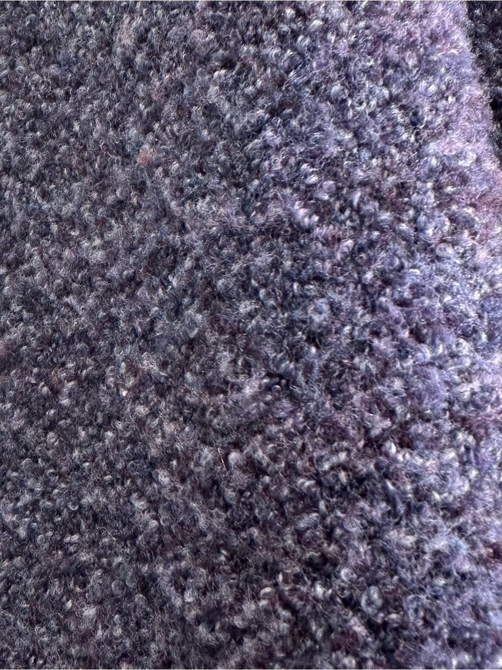 Kerry Woollen Mills Celtic S Blue Purple Lambswool Crew Neck Sweater - Picture 6 of 7